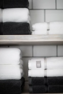 Lexington Hotel Towel Gray/Dk Gray
