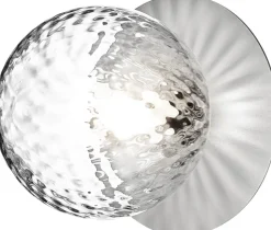 Liila 1 Medium IP44, light silver / optic clear