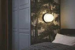 Liila 1 Medium IP44, light silver / opal