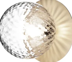 Liila 1 Medium IP44, nordic gold / optic clear