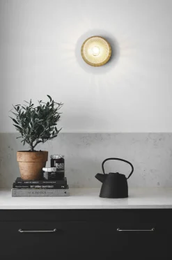 Liila 1 Medium IP44, nordic gold / optic clear