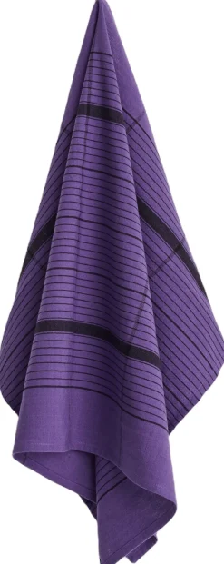 Linear Tea Towel-W52 x L80-Purple
