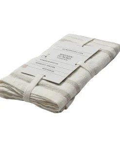 Linen, mundserviet, sæt af 2 styk