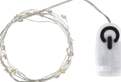 Lærke hjerte 20 lys klar/sølv