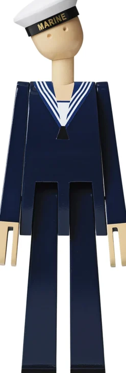 Marine mørk blå/hvid