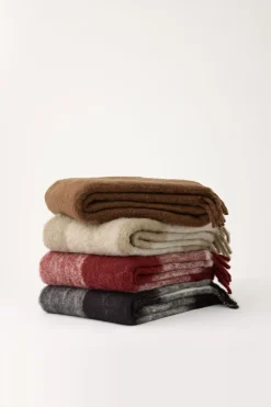 Medium fluffy plaid, check