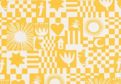 Moomin Arabia dækkeservit Fest gul