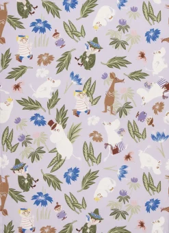 Moomin Arabia Viskestykke 50x70 Lilla