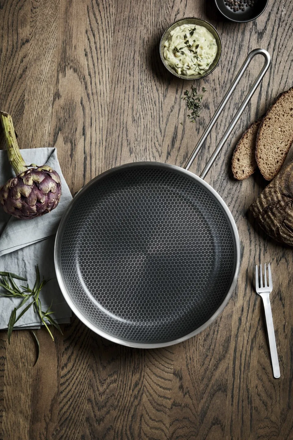 Mosaic stegepande 28 cm keramisk Slip-Let® belægning