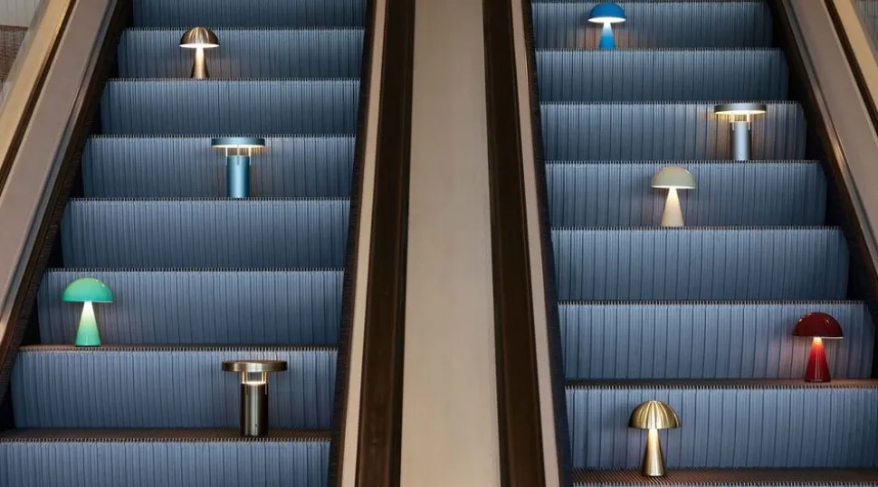 Mush Portable Lamp Nickel