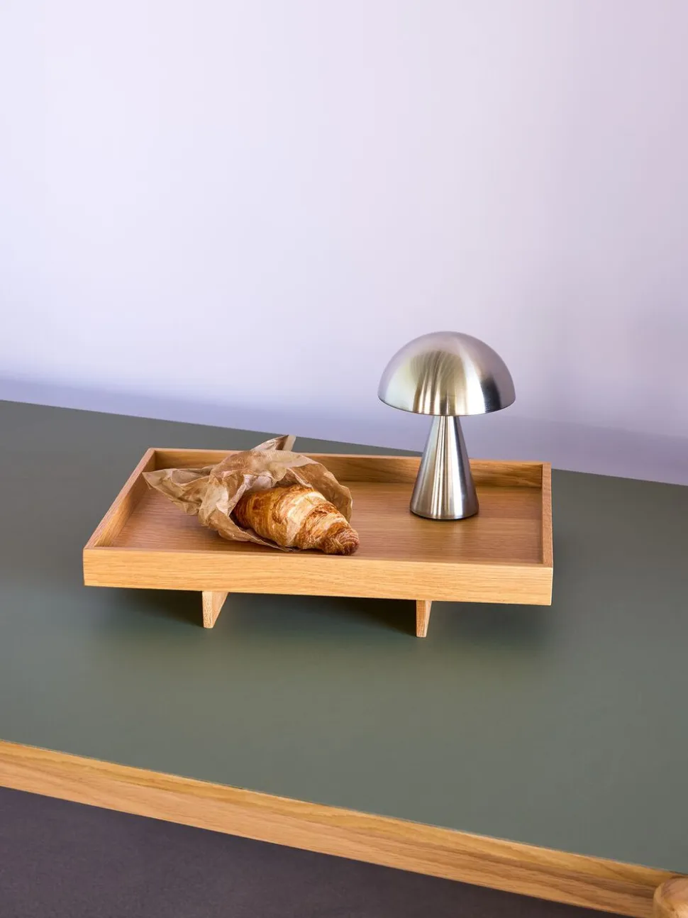 Mush Portable Lamp Nickel