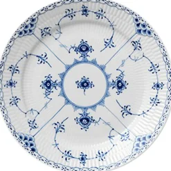 Musselmalet Halvblonde 25 cm. tallerken