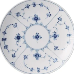 Musselmalet Riflet tallerken coupe 19 cm