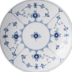 Musselmalet Riflet tallerken coupe 15 cm