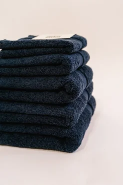 New frotté dress blue håndklæde