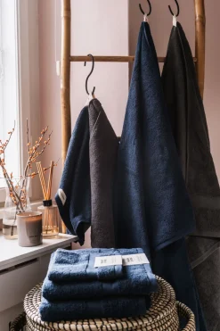 New frotté dress blue håndklæde