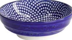 Nippon Blue Dish 9. 5x3 Dot