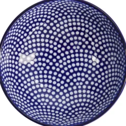 Nippon Blue Dish 9. 5x3 Dot