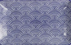 Nippon Blue Plate Rect 21x13. 5 Dot