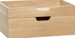 Note Storage Box Natural set of 2