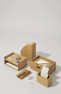 Note Storage Box Natural set of 2