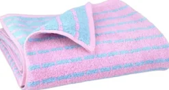 Nuance Håndklæde 50x100 cm lys blå/rosa