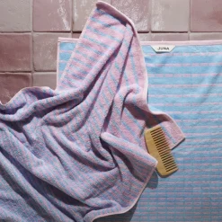 Nuance Håndklæde 50x100 cm lys blå/rosa