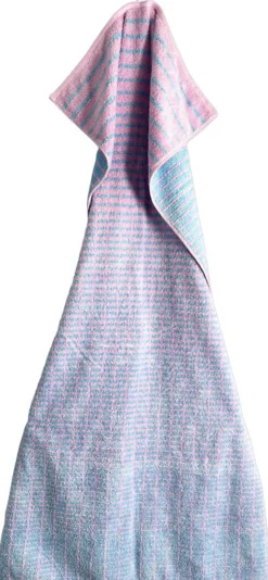 Nuance Håndklæde 50x100 cm lys blå/rosa