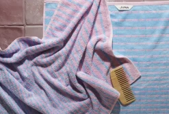 Nuance Håndklæde 50x100 cm lys blå/rosa