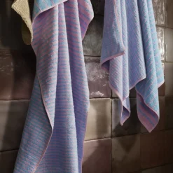 Nuance Håndklæde 50x100 cm lys blå/rosa