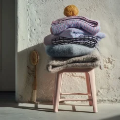 Nuance Håndklæde 50x100 cm lys blå/rosa