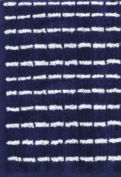 Nuance Håndklæde 50x100 cm mørk blå/hvid