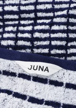 Nuance Håndklæde 50x100 cm mørk blå/hvid