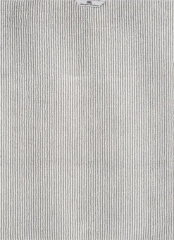 Original Towel White/Gray Striped