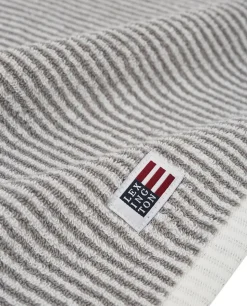 Original Towel White/Gray Striped