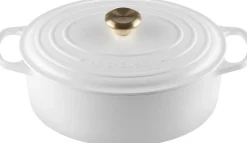 Oval gryde 31cm White