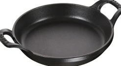 Ovnfad 12 cm Sort Rund Støbejern