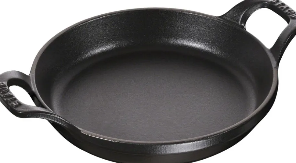 Ovnfad 12 cm Sort Rund Støbejern