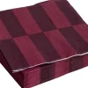 Pattern Napkins-Set of 20 Cocktail-Bordeaux and wine