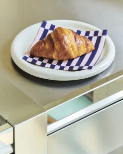 Pattern Napkins-Set of 20 Dinner-Light pink and dark blue pillar strip