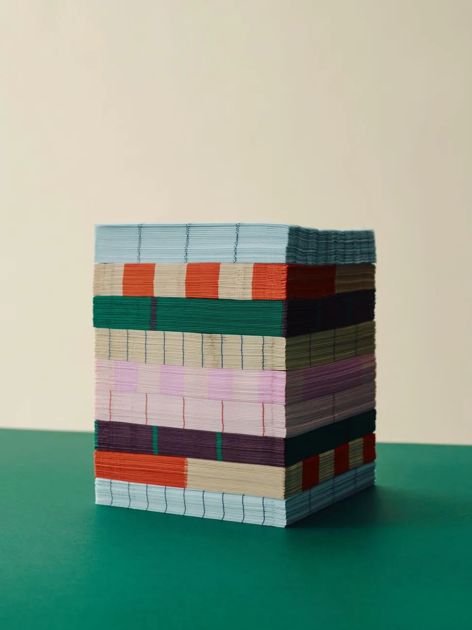 Pattern Napkins-Set of 20 Lunch-Light pink and rose