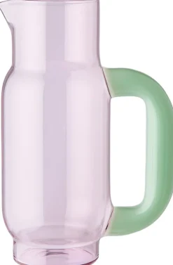 PITCHER, ROSE/MILKY JADE