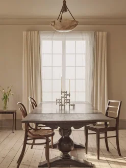 Quist candle holder set with 3 pcs - brushed chrome