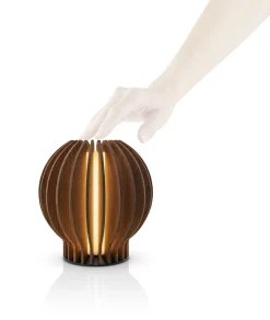 Radiant rund LED lampe Smoked