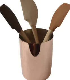 Redskabskrukke 12 x 16 cm Børstet kobber