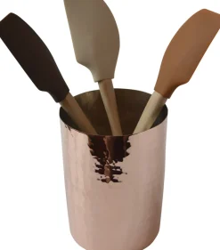 Redskabskrukke 12 x 16 cm Hamret kobber