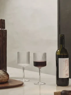 Ripple Red Wine Glasses - Set of 2