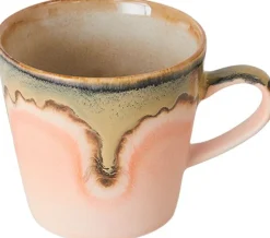 70s ceramics americano mug blossom