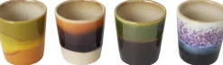 70s ceramics egg cups island set of 4