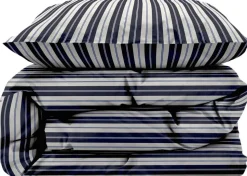 Sengetøj 140 x 200 cm Flow Navy blue